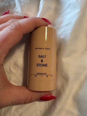 Salt & Stone Saffron & Cedar Deodorant Stick — Beige